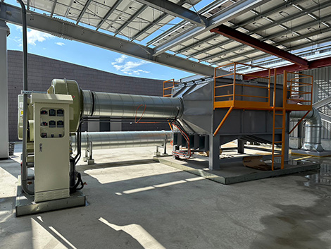 永湖複合材料製造業減碳案例：建置活性碳吸附塔