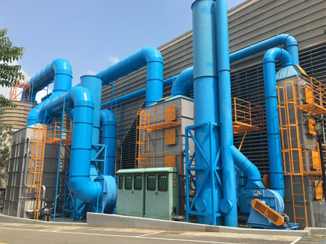 航太產業減碳案例：建置低溫觸媒洗滌塔