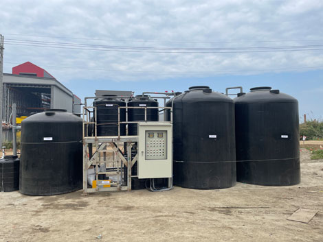 義力營造節能減碳案例：建置模組化汙水池、沉澱池等廢水處理設備