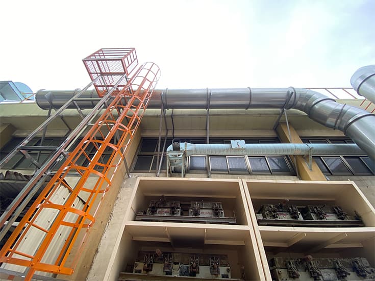 排放煙囪採樣設施